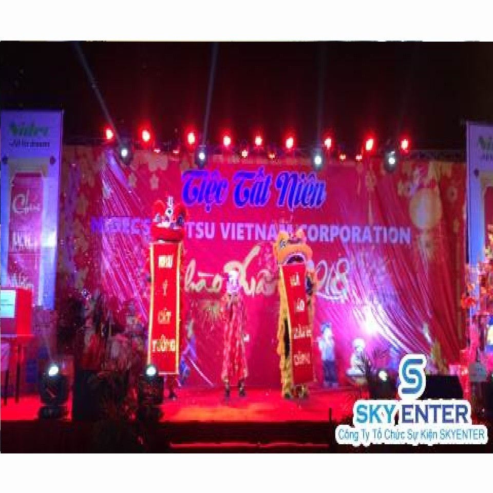 Cho Thuê Lân Sư Rổng Tổ Chức Sự Kiện Tất Niên Nidec